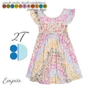 DotDotSmile Empire Animal Print Dress